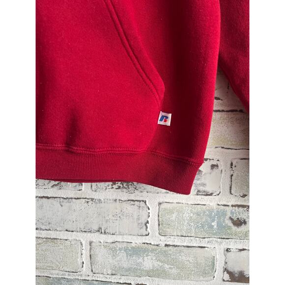 Vintage Russell Athletic Stanford University Red Hoodie Size Youth Small 16x22 - Picture 3 of 5